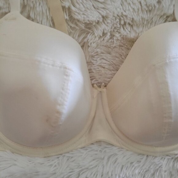 Cacique Balconette Underwire RN 118641 Bra 40D Beige/Ivory Mesh Back Closure - Picture 5 of 7